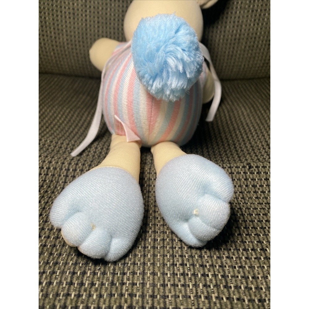 Vintage 15" Cabbage Patch Kids Bunny Bee Xavier Roberts Blue 1985 Plush Toy - Picture 9 of 13